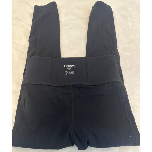 Four Laps Precision Compression Leggings With Mesh Side Panels Size XS - Picture 8 of 10